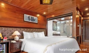 Double room prestige suite Hai Phong Vspirit Premier Cruise