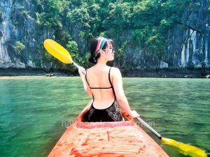 kayaking on the bay